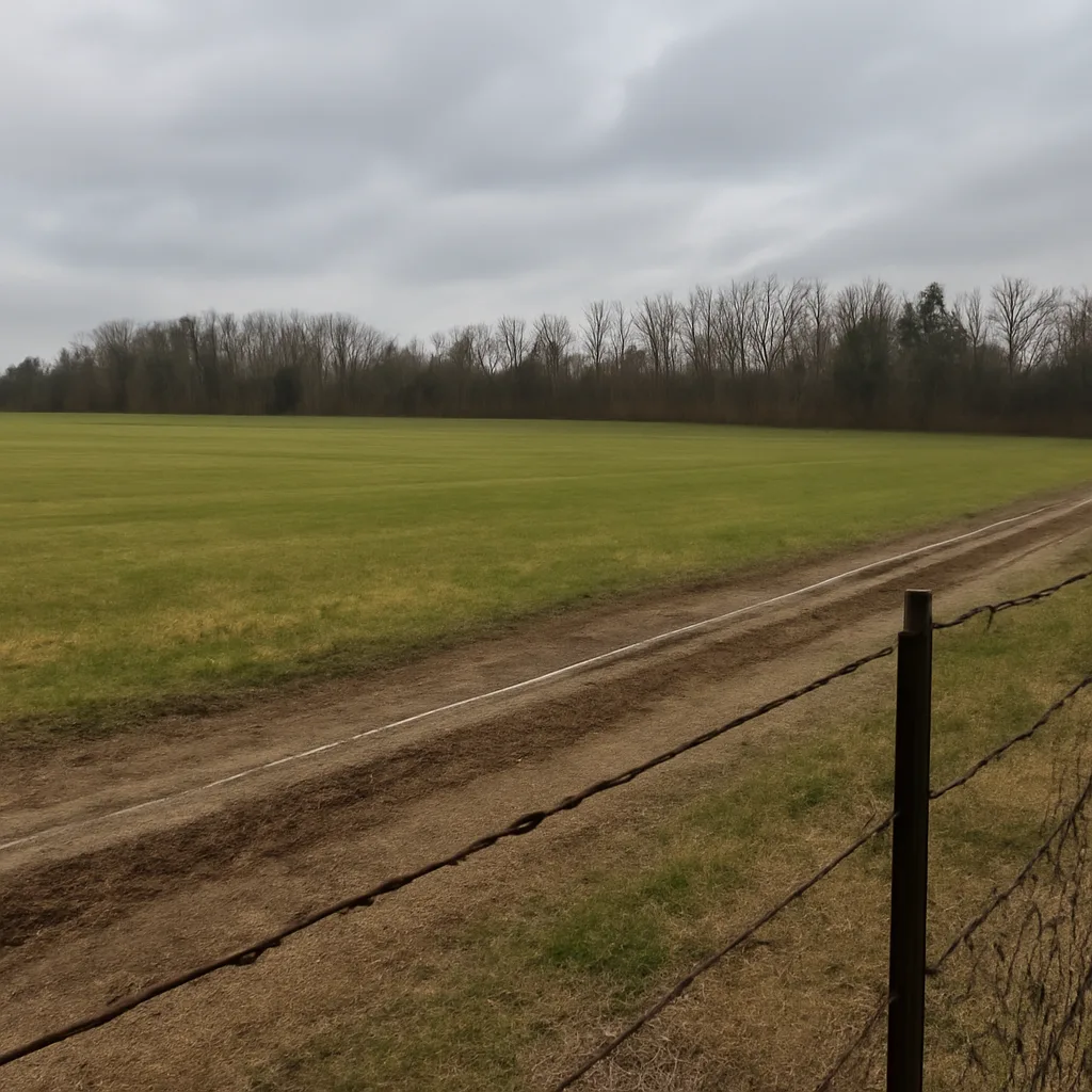 Rural acreage with open grassland and conifer forest in Allentown, Pennsylvania