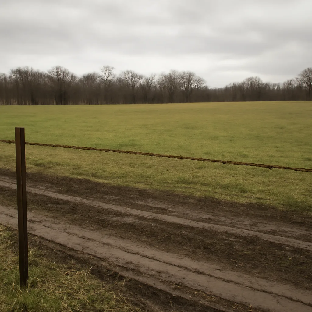Rural acreage with open grassland and conifer forest in Lehigh County, Pennsylvania