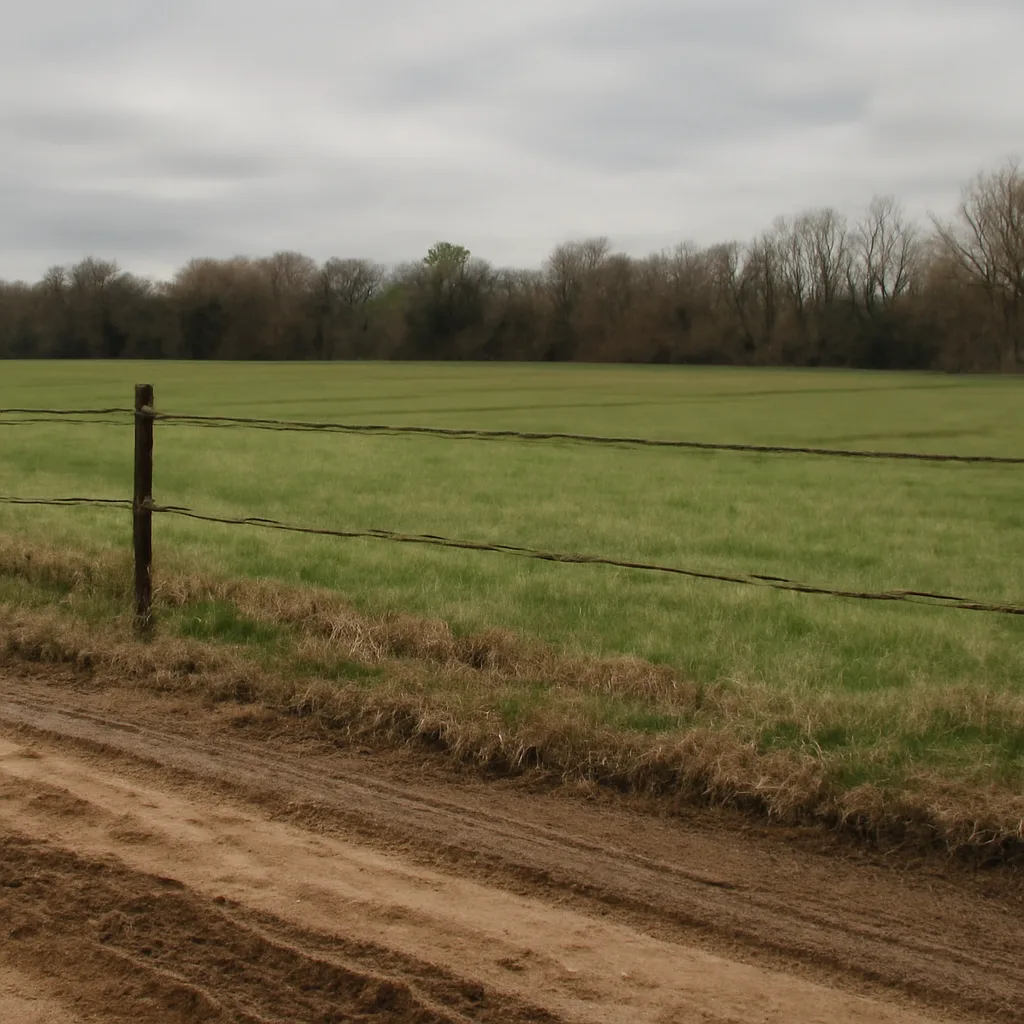 Rural acreage with open grassland and conifer forest in Philadelphia, Pennsylvania