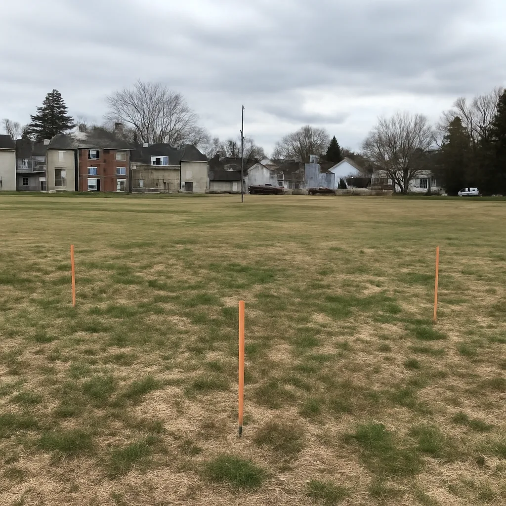 Cleared vacant residential lot for sale in Delaware County, Pennsylvania