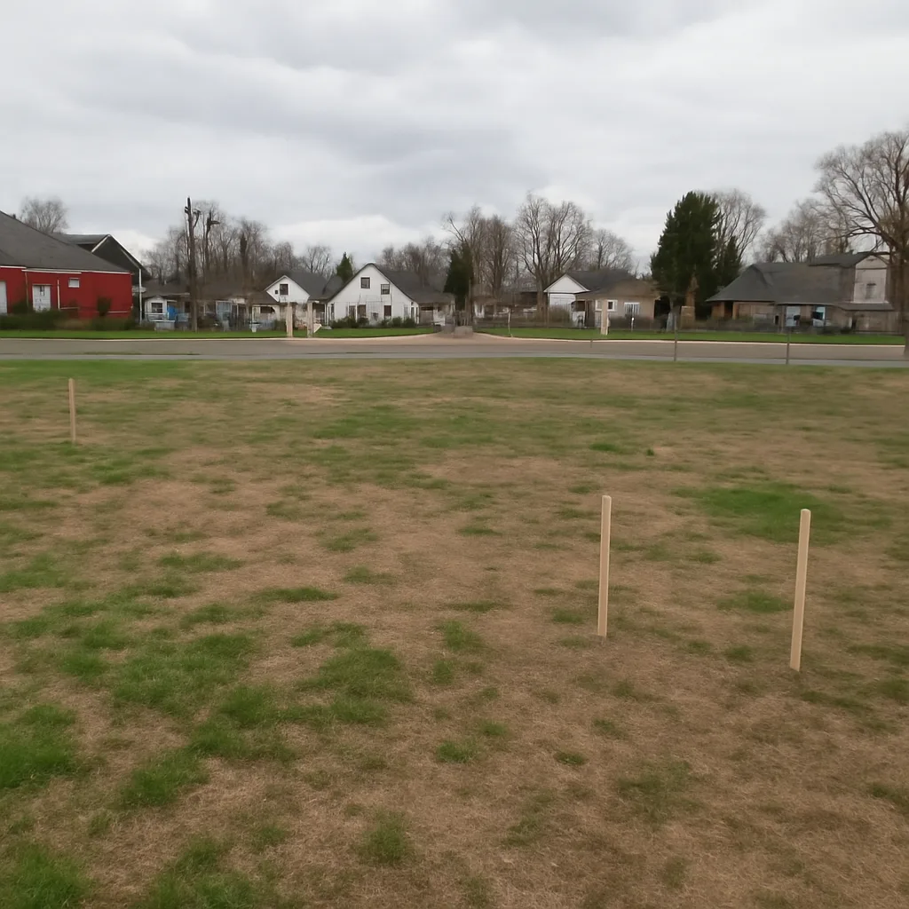 Cleared vacant residential lot for sale in Lancaster, Pennsylvania