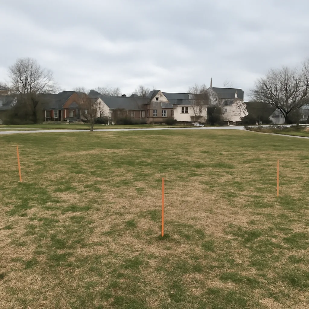Cleared vacant residential lot for sale in West Chester, Pennsylvania