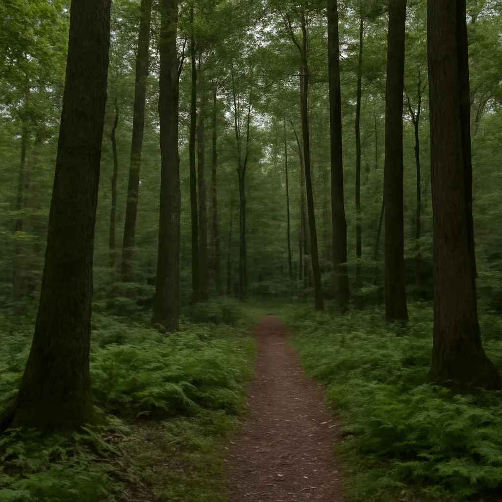 Wooded forest parcel in Bucks County, Pennsylvania